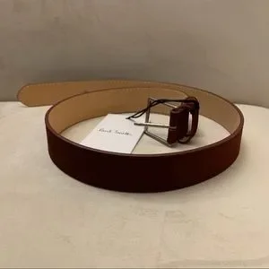 Paul Smith Leather Belt - wine red NWT Men main image 4